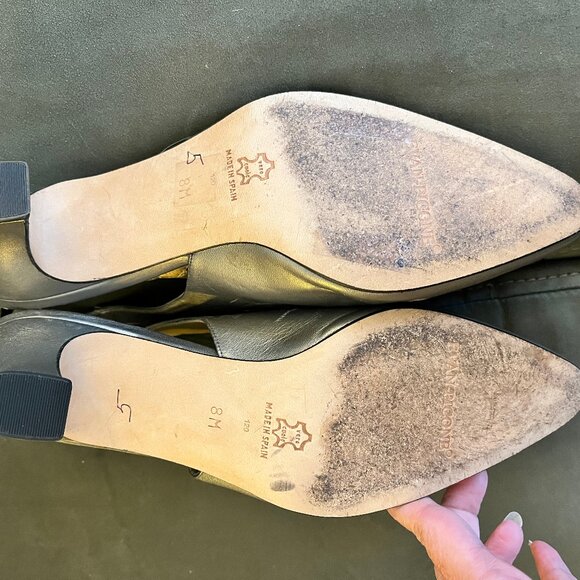 Vintage Evan-Picone Size 8 Leather Heels - Picture 11 of 14
